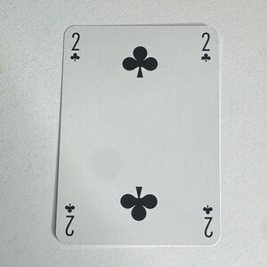 Louis Vuitton Playing Card - 2 Black Club